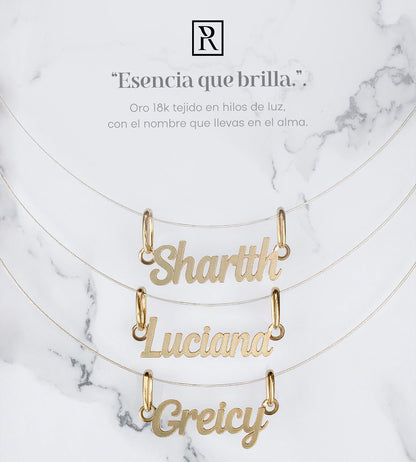 Nombres Personalizados en ORO 18K