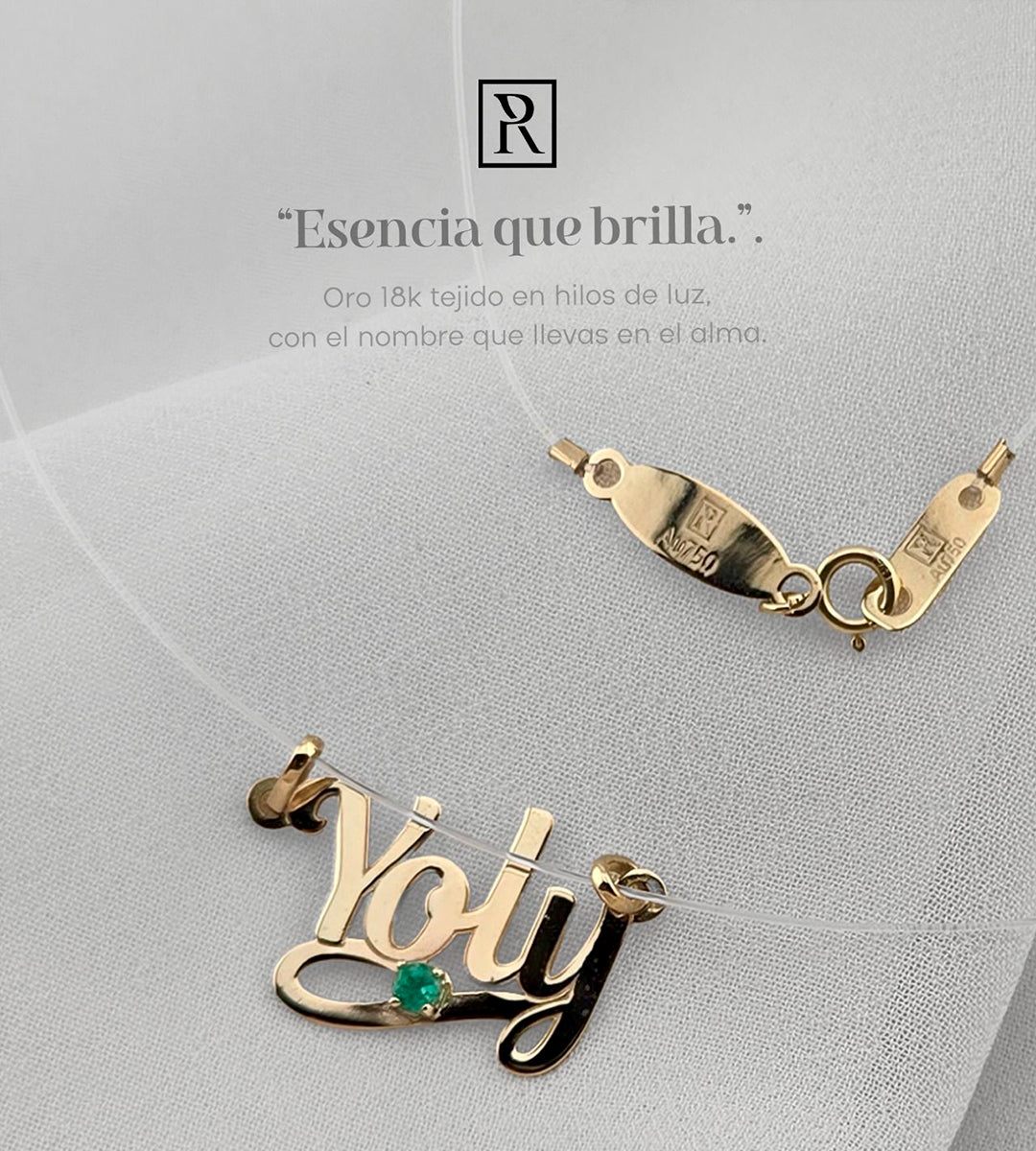 Nombres Personalizados en ORO 18K