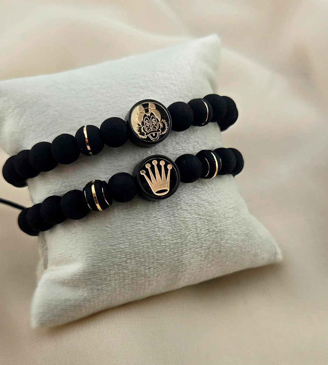 PULSERA DE ESLAVONES REDONDOS Y OVALADOS